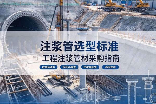 盱眙注浆管选型标准